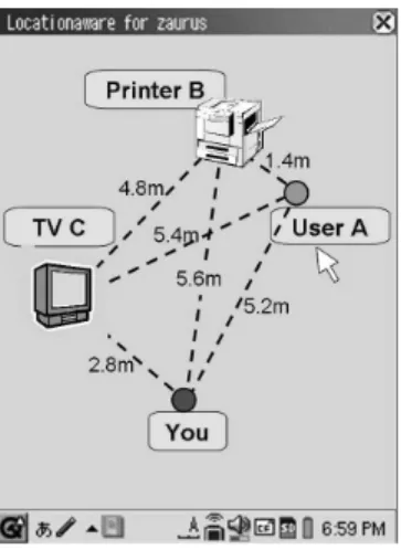 Fig. 1. Illustration for specifying a target host using relative location.