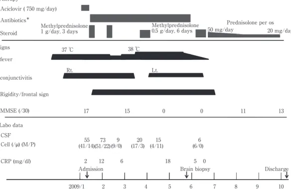 Fig. 4 Clinical course.