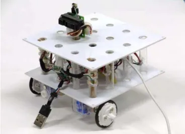 Fig. 10 Developed Prototype Autonomous Mobile Robot  [2]  高橋永 林原靖男 ”USB を用い 自 移動