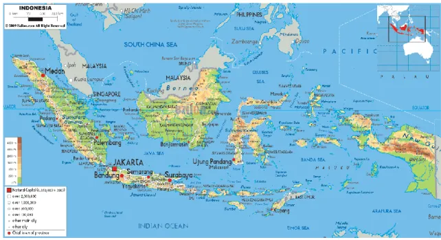 Figure 2-1. Indonesia map   
