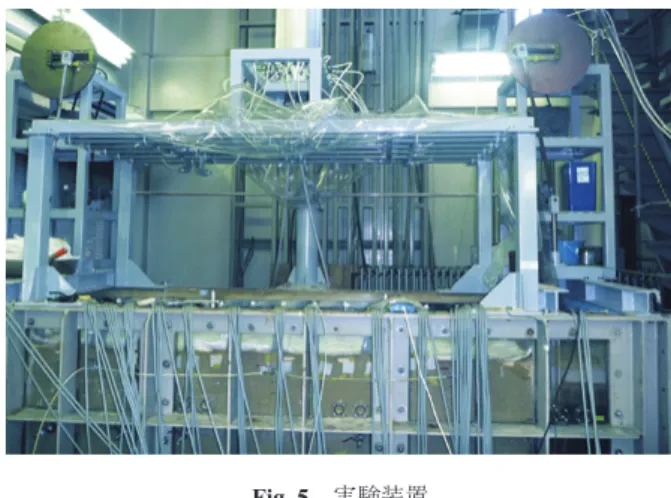 Fig. 6 降水発生状況 Photograph of rain generator