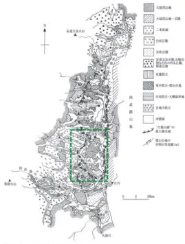 Fig. 31 福島県中・県南地方の地質と被災ため池の分布