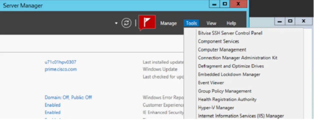 図 3 : Server Manager