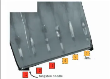 Fig.  3    出射面の直前を焦点とした複数のボイ