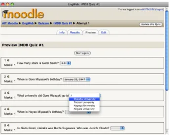 Figure 3: IMDb lesson, part 1 quiz 