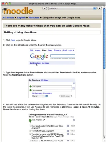Figure 12: Google Maps lesson, part 2 guide 