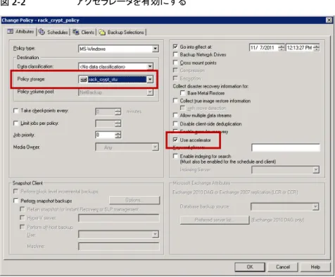 図 2-2 アクセラレータを有効にする