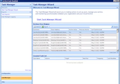 表 10-1  に、Archive User Browser に表示される各ユーザーの情報を示します。 表 10-1 Domino 用の Archive User Browser に表示される情報