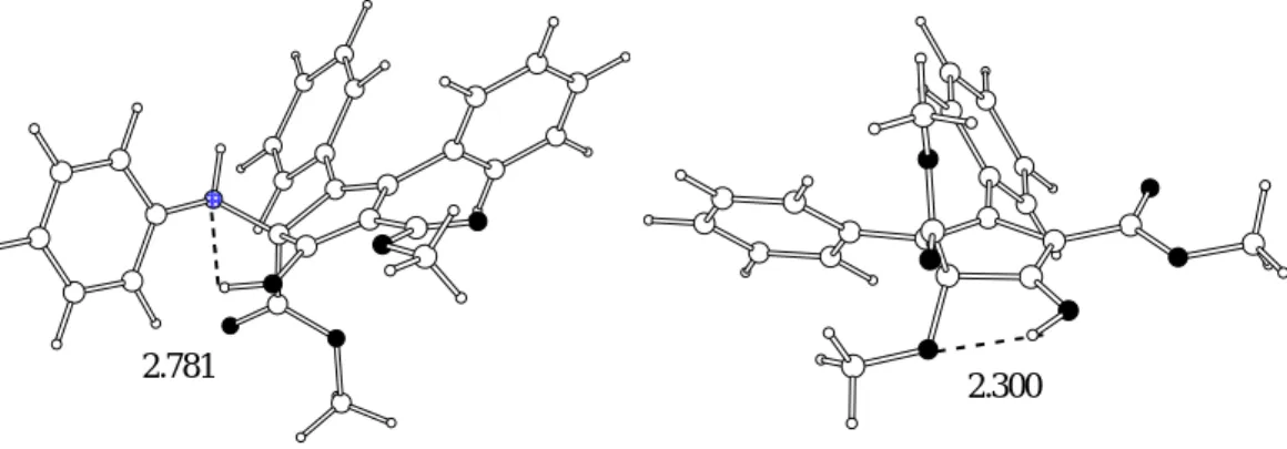 Fig. 10. Enol forms of the 1,5-sigmatropic rearrangement products calculated by DFT method at B3LYP/6-