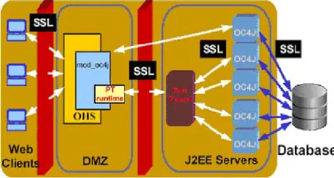 図 8: Oracle Application Server Port Tunnel 