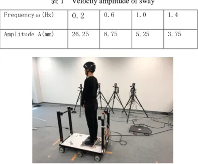 表 1  Velocity amplitude of sway 