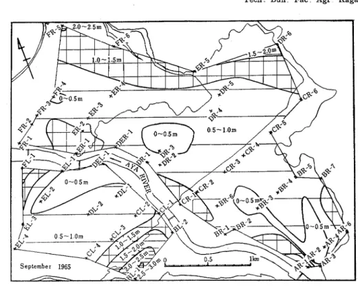 Fig  12  Water -table  isobath  map  based  on  monthly  average,  September  1965 