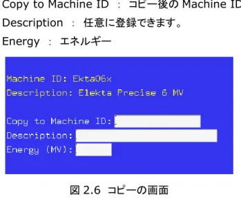 図 2.6  コピーの画面 