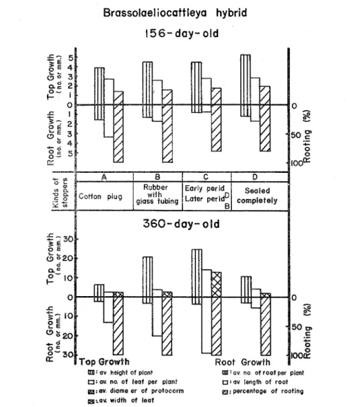 Fig  2-2  Effect of  various kinds of  stoppers on the  seed  germination  in  Blc  In plot  C the stoppers were changed on  156 days after  sowing 