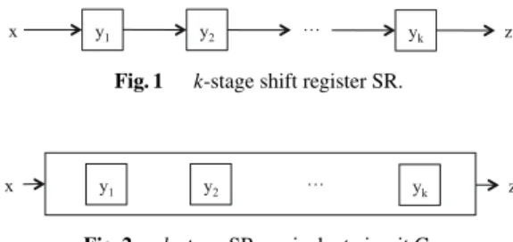 Figure 3 (a) illustrates an example of 3-stage SR- SR-equivalent circuit R1. The table in Fig