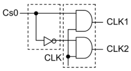 Fig.  2  shows  a  decoder  and  gating  logic  to  describe the realization of the scheme in the case of 