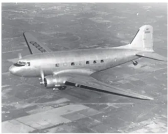 Fig. 7  DC-3 using Alcoa’s Alclad 24S-T3 for the skin of 