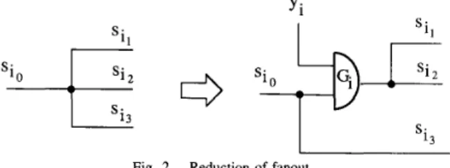 Fig.  2.  Reduction  of  fanout. 