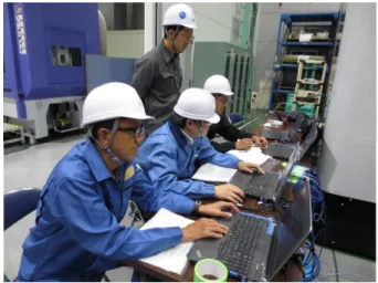 図 １　Flexible Factory Project 実験の様子