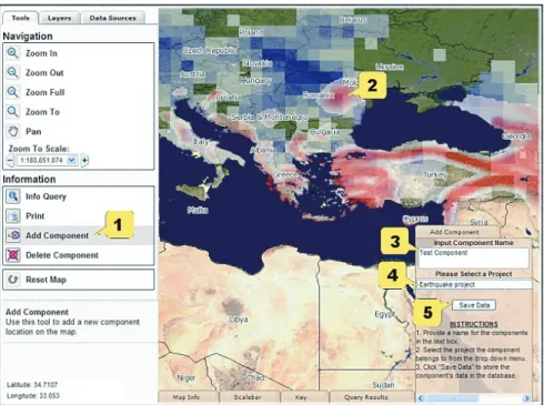 Figure   The GIS interface of MIRISK