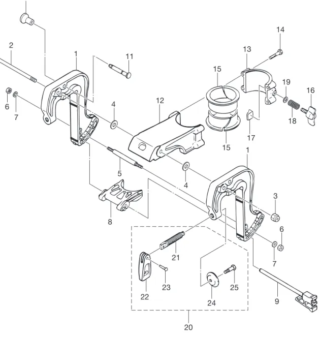 Fig.	9 CLAMP	BRACKET・SWIVEL	BRACKET クランプブラケット・スイベルブラケット