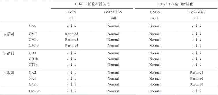 図 10  胸腺におけるT 細胞分化過程（レパトア選択）は，T細 胞サブセットごとの糖脂質発現の選択過程でもあり，この糖脂 質選択は，機能的 T細胞への成熟に不可欠な現象である 47, 53）