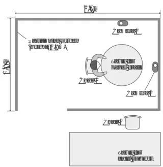 図 3: Environmental setup. Stationery, toolbox and robot are placed on the table.
