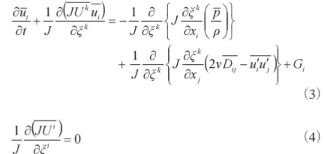 Fig. 17  2 次元におけるデカルト座標系と一般座標系の格子の概念図