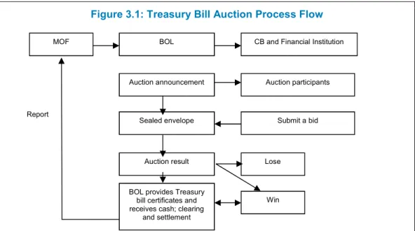 Figure 3.1: Treasury Bill Auction Process Flow 
