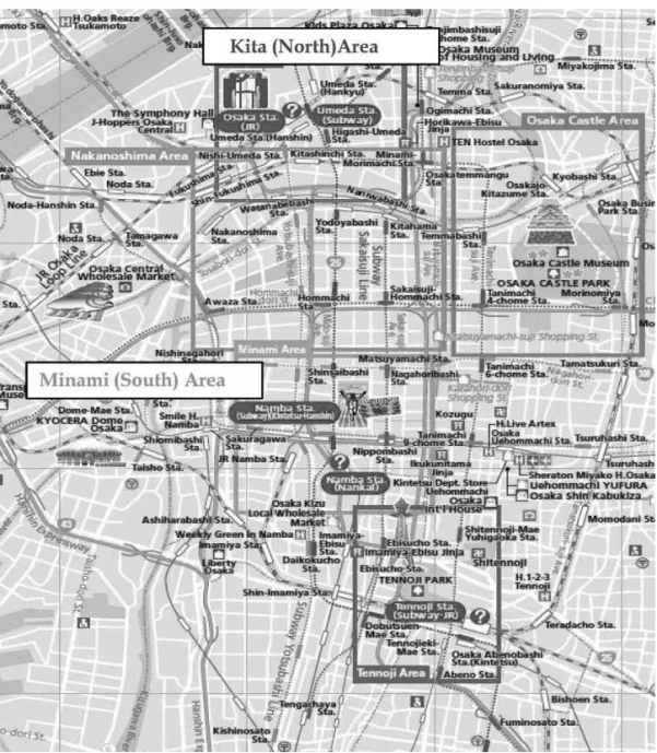 Figure 5.1 Map of Osaka                           Source: Osaka Conference