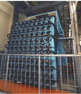 Figure 2.2 shows a multi-fan wind tunnel designed by, Japan, the jet device is composed  of 9-row and 11-column array, i.e