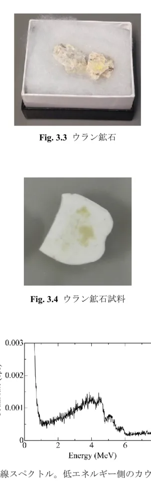 Fig. 3.3  ウラン鉱石 