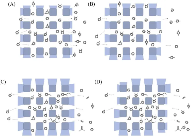 Figure  5  Schematic  drawings  of  effect  of  structure  of  silica  layer.    (A)  shows  insufficient  thickness