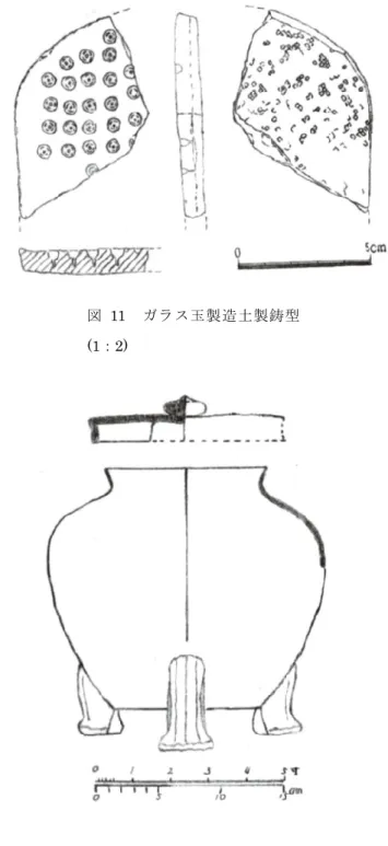 図 11  ガラス玉製造土製鋳型