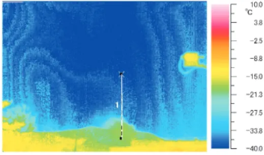 Fig. - . Temperature proﬁle on the vertical line seg- seg-ment in Fig. , .