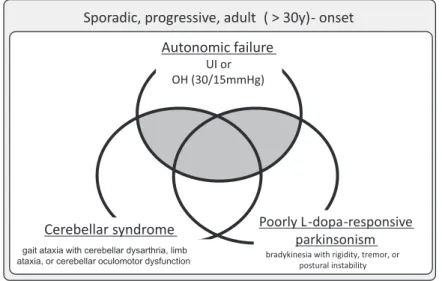 Fig. 1 2 nd  consensus criteria for the diagnosis of probable multiple system atrophy (MSA).