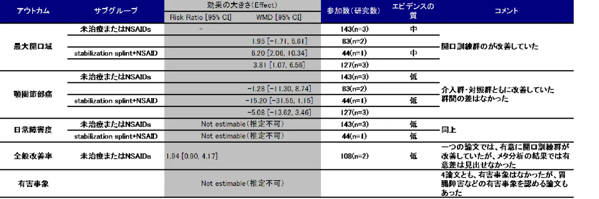 図 V-４：SoF 表 