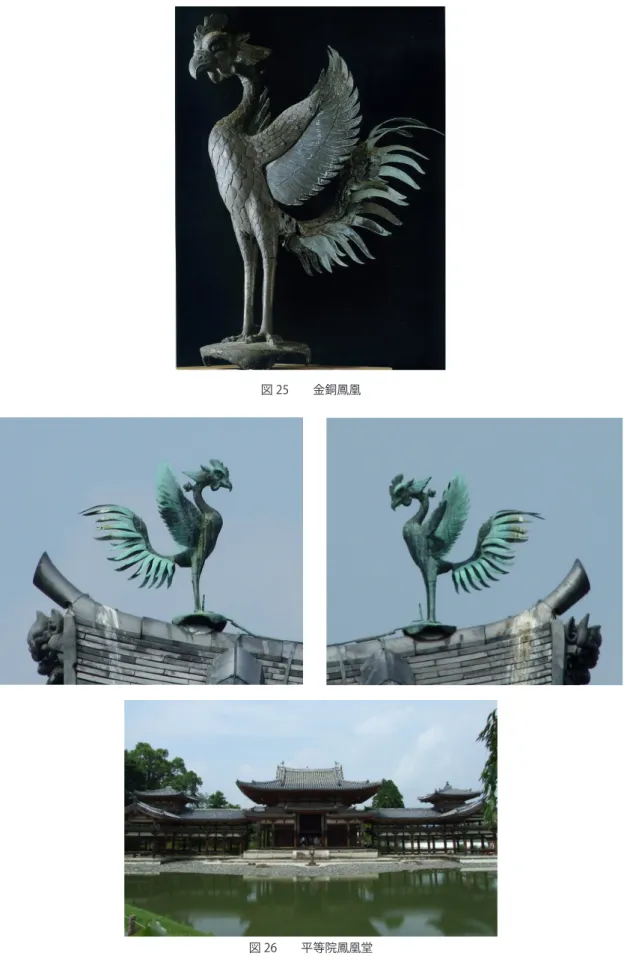 図 25　　金銅鳳凰