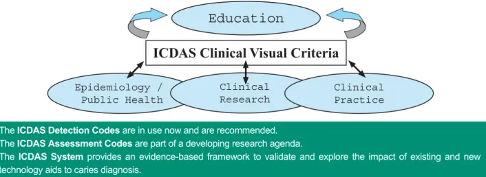 図 1 ICDAS （ International Caries Detection &amp; Assessment System ）