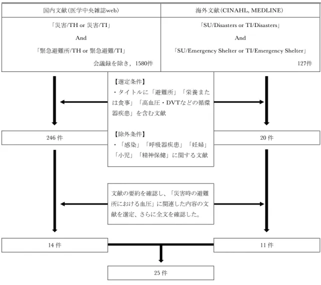 図 1 文献選定のプロセス