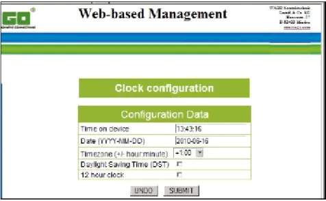 図 55：WBM クロックコンフィグレーションの例 