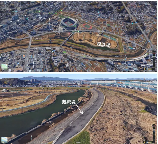 図   1.5 鶴見川多目的遊水地（台形断面）