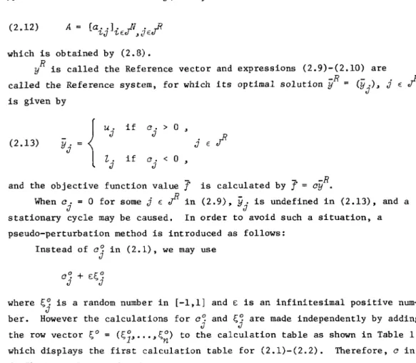 Table  1.  Starting  Calculation  Table  Y  l '   .  .  .  .  'Yn  [0  f  J'  i'Z  CO  u  I  y  - y  l  - - - - - - - - - - - - - - -- u  A O 