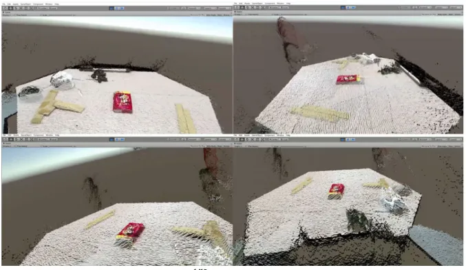 図 4.3  Unity シーンへの再現結果 