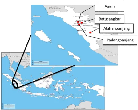 Figure 4: Sample area taken West Sumatera Province of Indonesia .