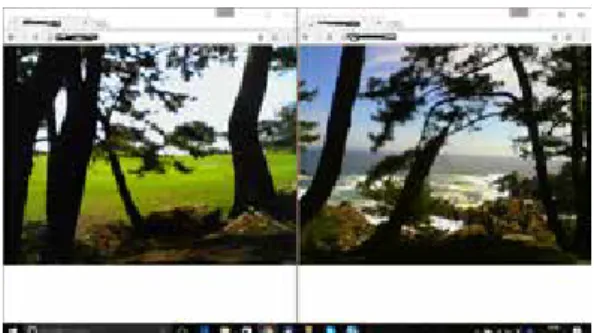 図 26  種差海岸からの画像配信の様子  図 27  種差海岸からの Twitterによる画像配信の様子  そして、システムが安定すれば後は機械により 自動で配信される為、夕方までは機器を見守りな がらゆっくりした一日を過ごした。但し、夕方一 度撤収しなけらばならず、夕方には一時的に機器 を撤収して 2 日目の朝、また同じ場所に装置一式 をセットアップした。 一方、八戸駅（はちえき）では、図 28のように 種差海岸にて配信したライブ画像を大型液晶モニ ターで表示展示した。なお、当日は休憩時にコン コースの