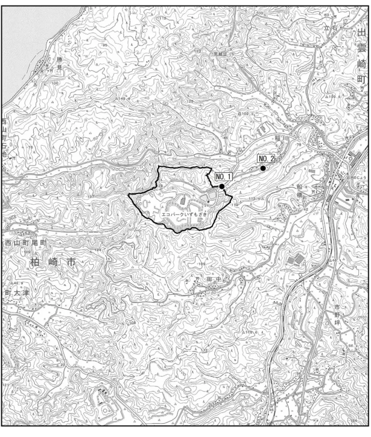 図 5.2-3  建設作業騒音・振動予測地点 
