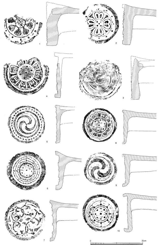 図 52　5 次調査出土軒瓦実測図１（1 : 4）