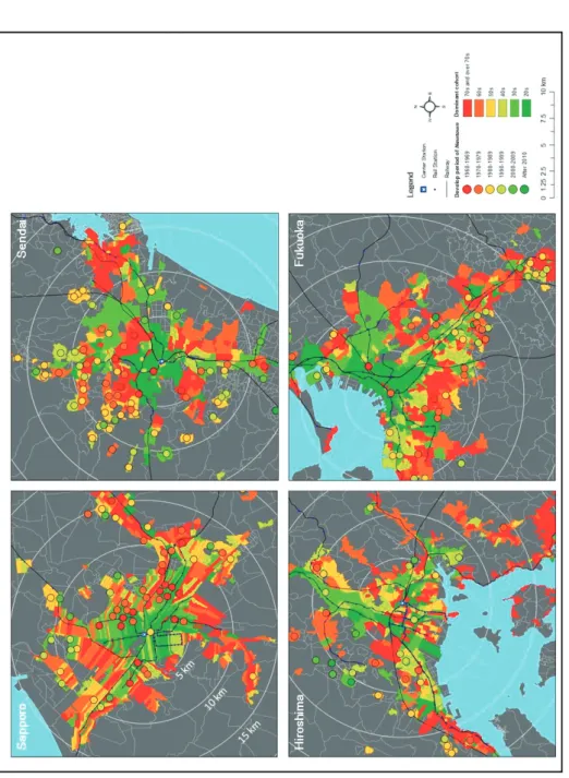 Figure 1Residential segregation by age group in 2010. Note:(1) Divisions of age groups are based on data of the year 2010