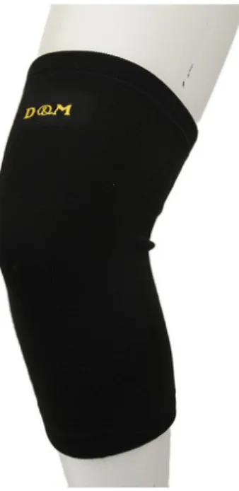 Fig. 3. A standard unisex compression sleeve (D&amp;M Co., Tokyo, Japan) used in my studies